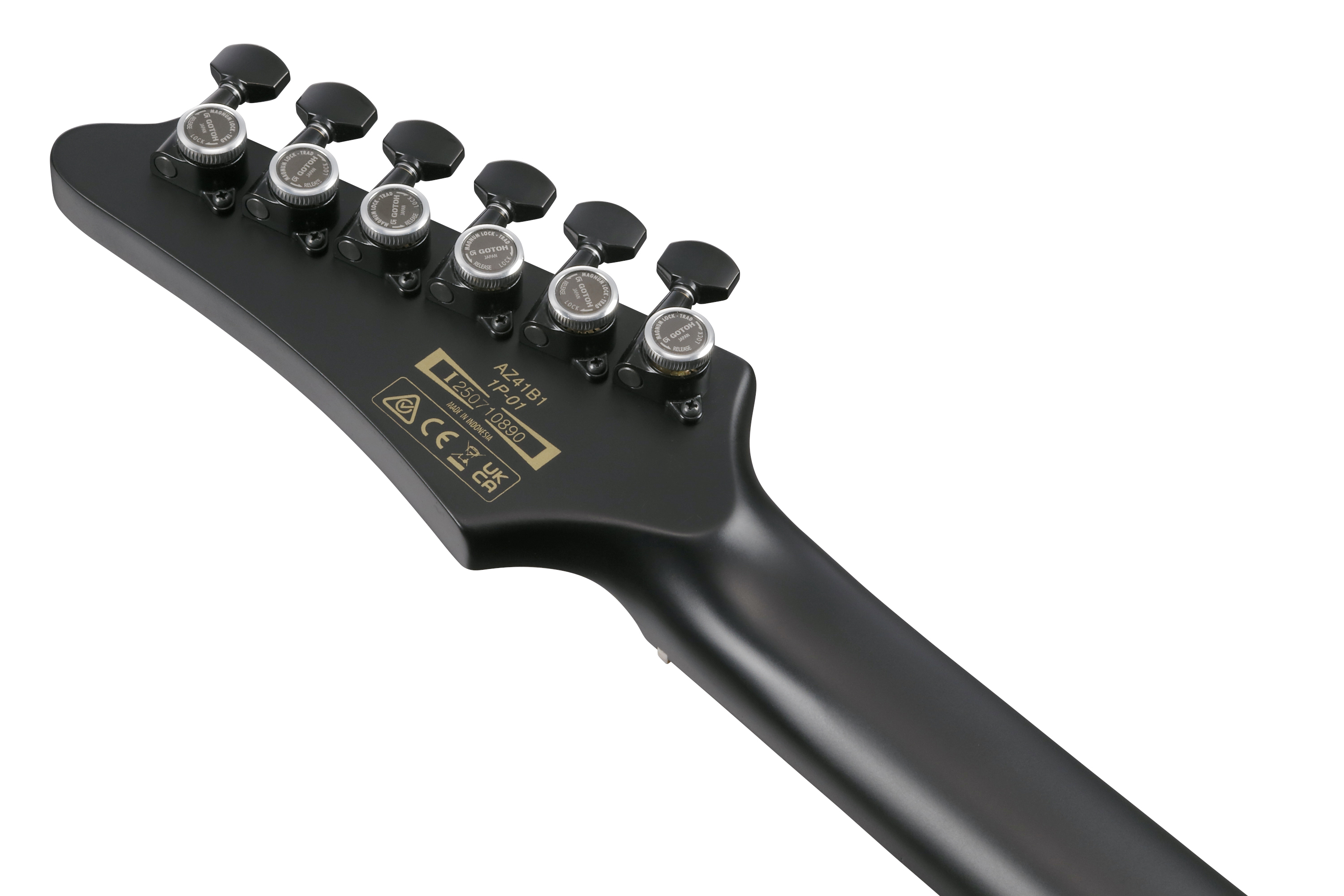AZ41B1-BKF Iron Label AZ E-Gitarre Black Flat